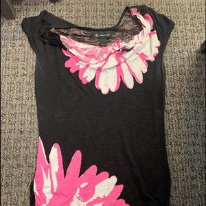 INC sleeveless cowl neck t-shirt